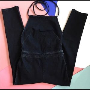 Free People Hearts on Fire Denim Jumpsuit